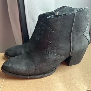 Marc Fisher Black Ankle Booties